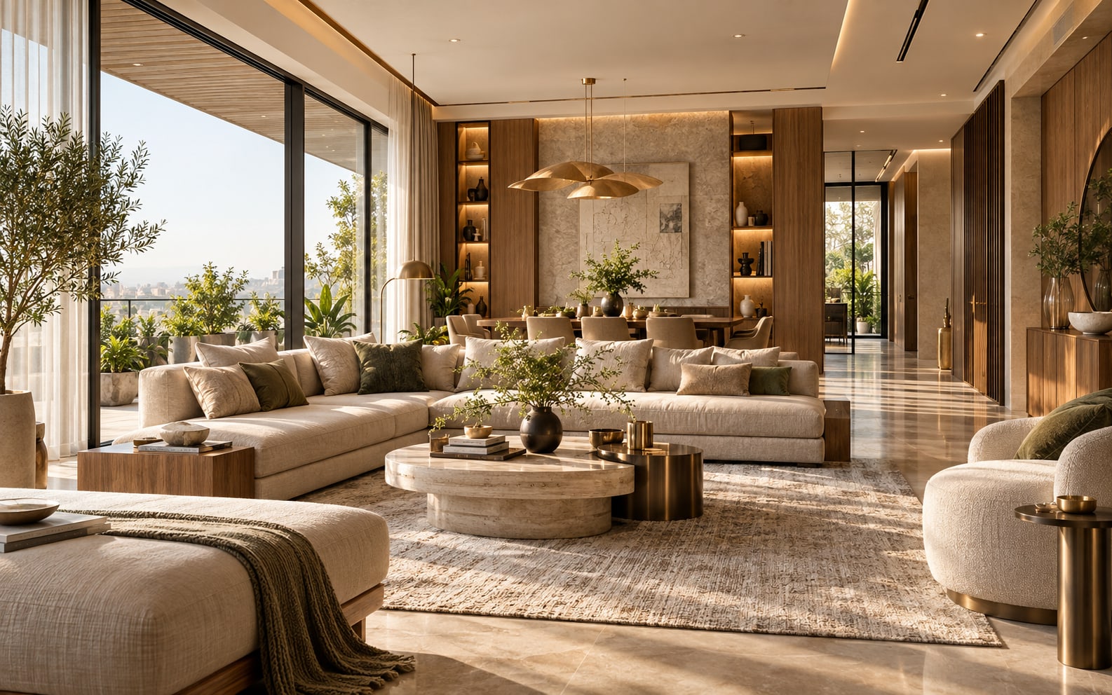 The Quiet House — residential interior in Jubilee Hills